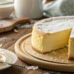 ciasto z twarogiem puszyste i wilgotne na stole