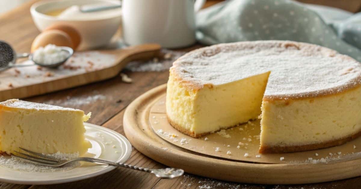 Puszyste ciasto z twarogiem – wilgotny i szybki przepis