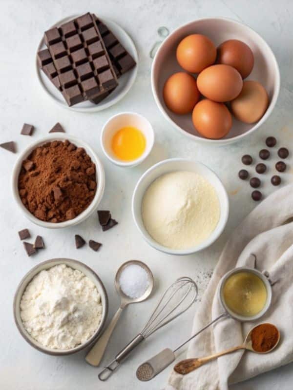 Szybkie ciasto na urodziny składniki na blacie