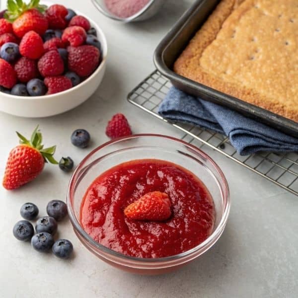 Galaretka z owocami na budyniowcu bez pieczenia