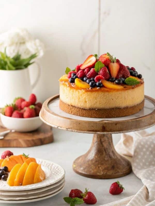 gotowe ciasto na imieniny z owocami