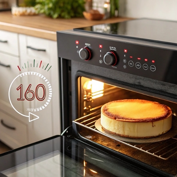 W jakiej temperaturze piec sernik 160 stopni tryb góra dół