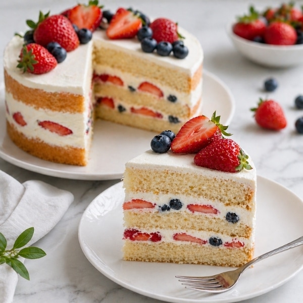 ciasto urodzinowe gotowe do podania